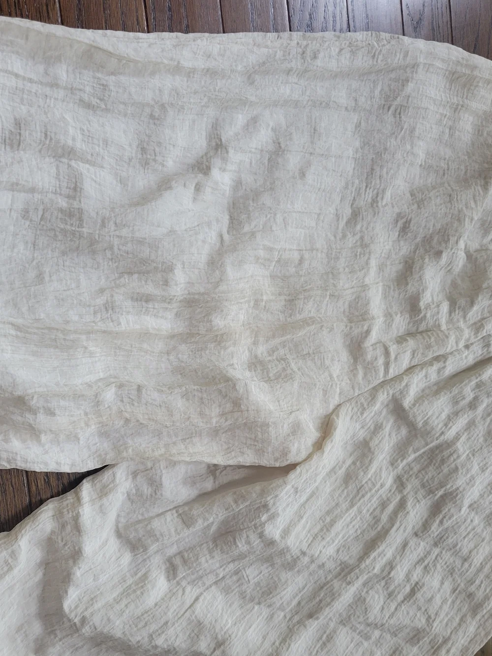 Lightweight Cream Linen Pants - Soft Textured Summer Trousers